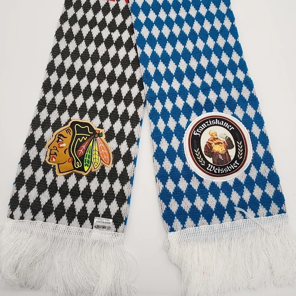 Chicago‎ Blackhawks Scarf Reversible Success Promotions Franziskaner Weissbier